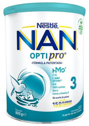 Powdered Growth Formula Nan Optipro 3 of 800 gr