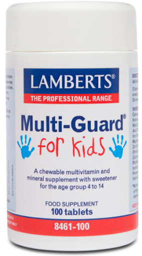 Lamberts MultiGuard for Children Vitamins and Minerals Chewable 100 Comp