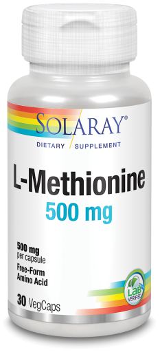 Solaray L-Methionine 500mg 30 Capsules