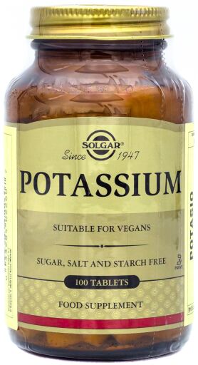 Solgar Potassium 100 Tablets