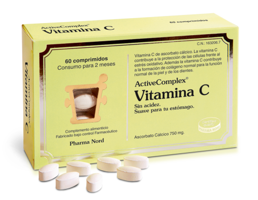 Pharma Nord ActiveComplex Vitamin C Calcium Ascorbate 60 Tablets.