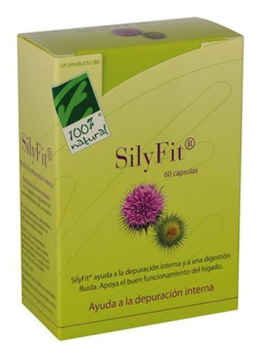 100% Natural SilyFit Helps internal purification 60 Capsules