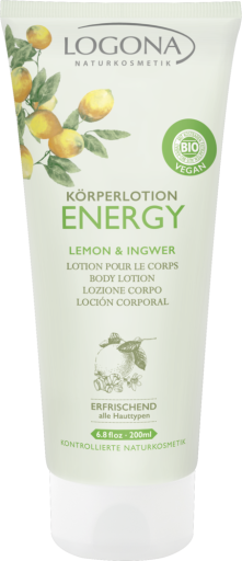 Energy Body Lotion Lemon &amp; Jeng. logona