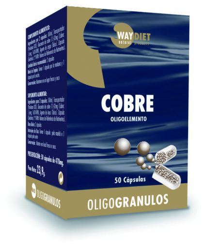 Waydiet Copper Oligogranules 50 Capsules