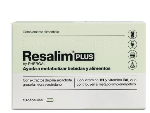 Metabolizing Food Supplement for Drinks, 10 Capsules