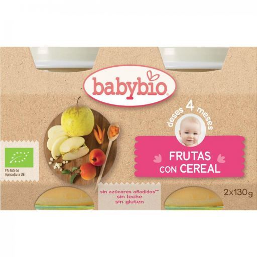 Babybio Jar of Fruit and Cereal 130g