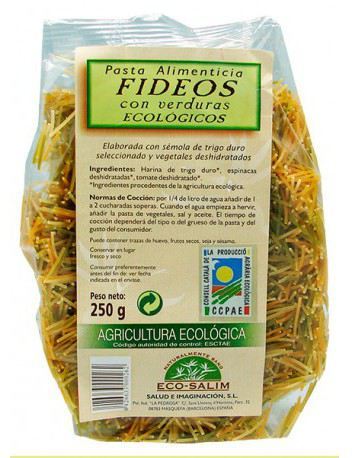 ECO-SALIM Vegetable noodle Eco Fino 250 Gr