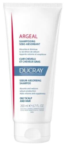 Ducray Argeal Sebum-Absorbing Shampoo-Cream 200 ml