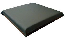 Record Square cushion Visco "Eco" Black