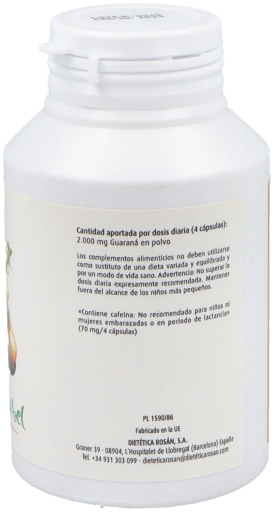 Guarana 500 mg 120 Capsules
