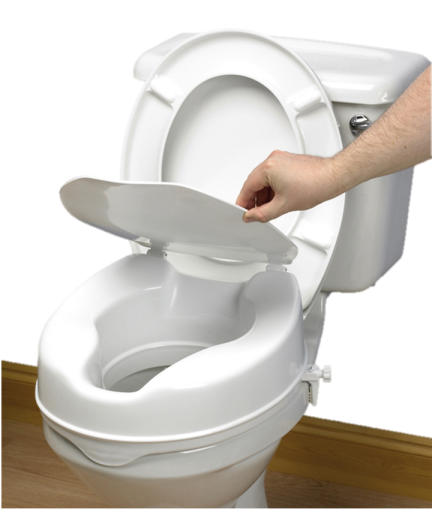 Ayudas dinamicas Seat lift WC 10 Cm. with cap