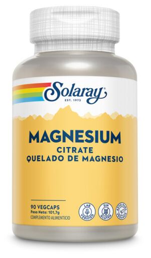 Solaray Magnesium Citrate 90 Capsules