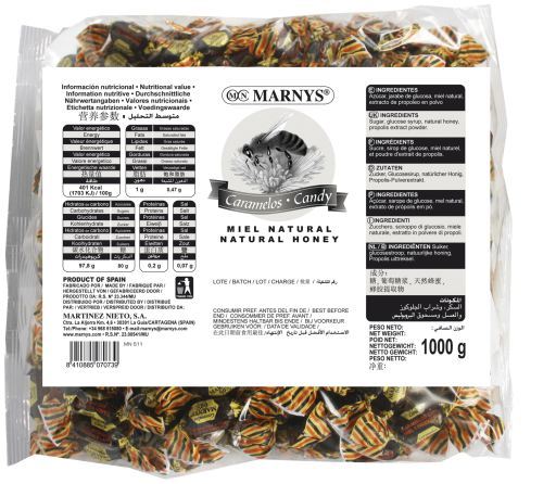 Marnys Propolis Candies with Honey 1000 gr