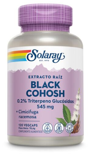 Solaray Black Cohosh Cimicifuga 120 Capsules