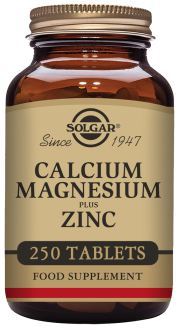 Solgar Calcium Magnesium Plus Zinc Tablets