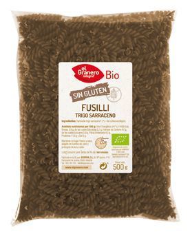 El Granero Integral Buckwheat fusilli Gluten Bio 500 Gr