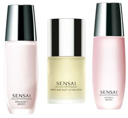 Sensai Cellular Extra Intensive Lotion 125ml + Emulsion Ii Ii 100Ml + Throat Lifting Effect Burst 10