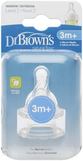 Dr. Brown's Standard teat level 2 pieces