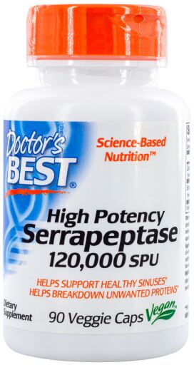 High Potency Serrapeptase 90 Capsules