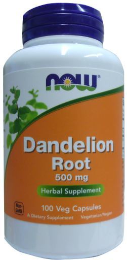 Dandelion Root 500Mg 100 Veggie Capsules