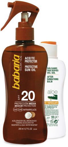 Coconut Sunscreen Oil Spray SPF20 200 ml + After Sun 100 ml