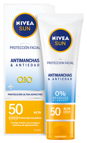 Nivea Sun Anti-stain & Anti-aging UV Facial Protection Q10 SPF 50+ 50 ml