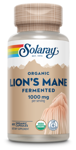 Solaray Lion's Mane 500 mg 60 Vegetable Capsules
