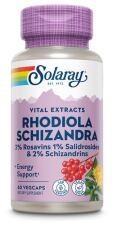 Schisandra &amp; Rhodiola 500 mg 60 Vegetable Capsules