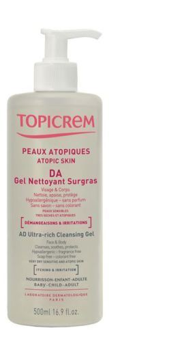 Topicrem Nettoyant Surgras Gel 500 ml