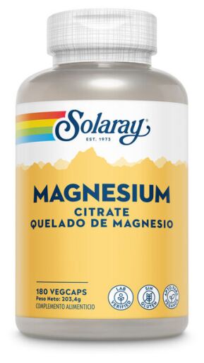 Solaray Magnesium Citrate 180 Capsules