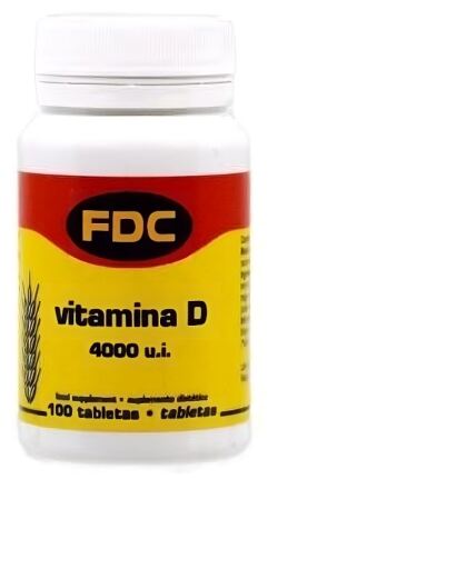FDC Vitamin D 4000 ui 100 Tablets