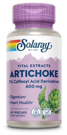 Solaray Artichoke 300 mg 60 Vegetable Capsules