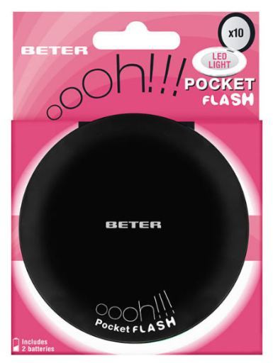 Beter Ohh! Pocket Flash with Light and Fuchsia Magnification
