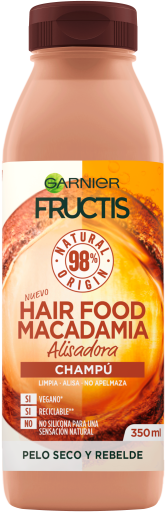 Fructis Fructis Hair Food Macadamia Straightening Shampoo 350 ml