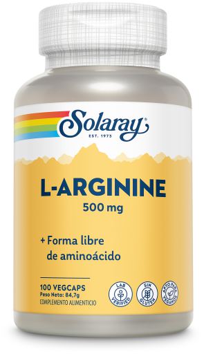 L-Arginine 500 mg 100 Vegetable Capsules