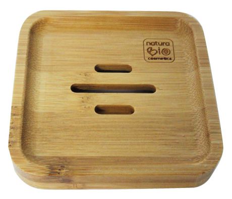 NaturaBIO Cosmetics Bamboo soap dish