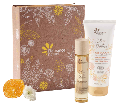 Fleurance Nature Edd Set Citrus and White Flowers Shower gel + perfume water