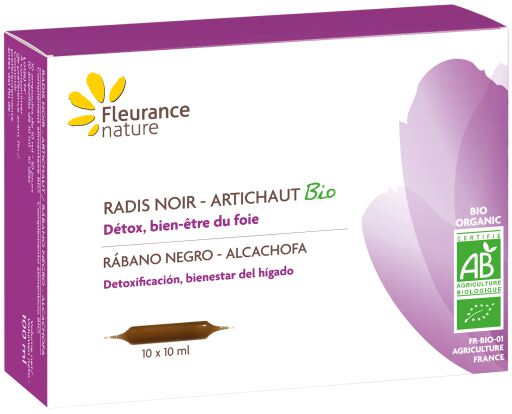 Fleurance Nature Black Radish Artichoke Bio in Ampoules
