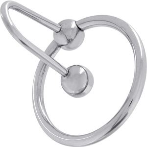 Spermstopper ring Steel silver 28 mm