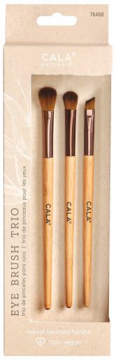 Cala Bamboo Eye Brushes Trio