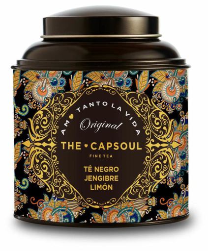 The Capsoul Black Ginger & Lemon Bulk Tea 100 gr