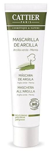 Cattier Green Clay Facial Mask 100 ml