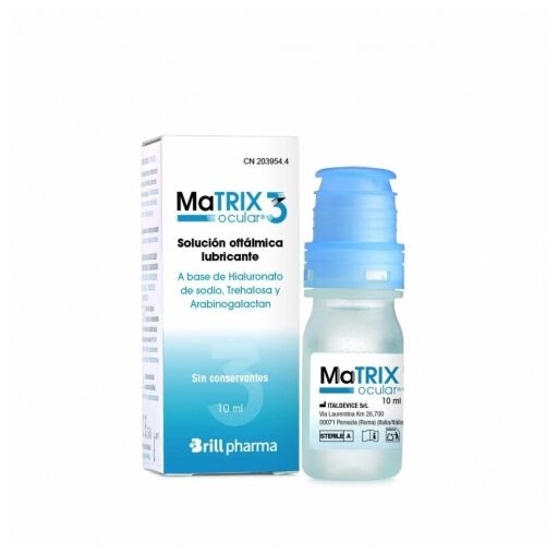 Brill Pharma Matrix Ocular Lubricant Ophthalmic Solution 3 10 ml