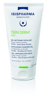 Isispharma Dermatologie Teen Derm Exfoliating Cleansing Gel 150 ml