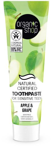 Organic Shop Apple and Grape Dental Sensitivity Toothpaste 100 gr
