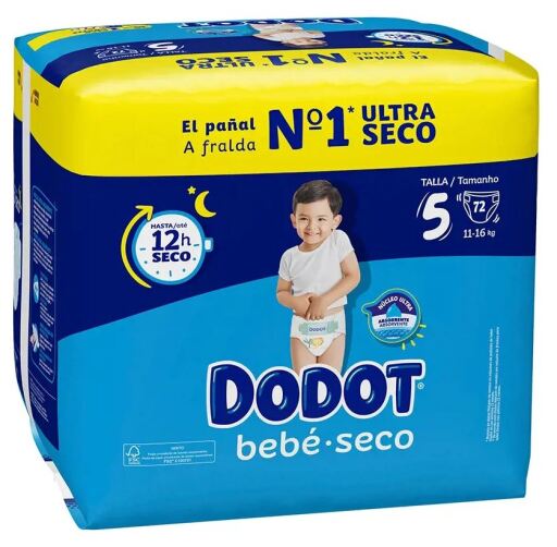 Dodot Diapers 11-16 Kg Stages T5 72 Units