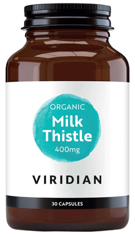 Viridian Organic Milk Thistle 400 mg 30 Capsules