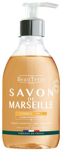 BeauTerra Marseille Soap Vanilla and Honey 300 ml