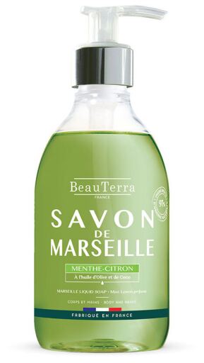 BeauTerra Marseille Soap Mint-Lemon 300 ml