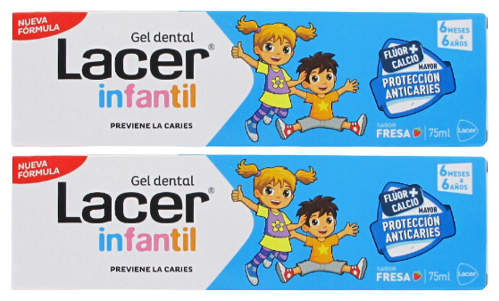Children's Dental Gel Strawberry Duplo